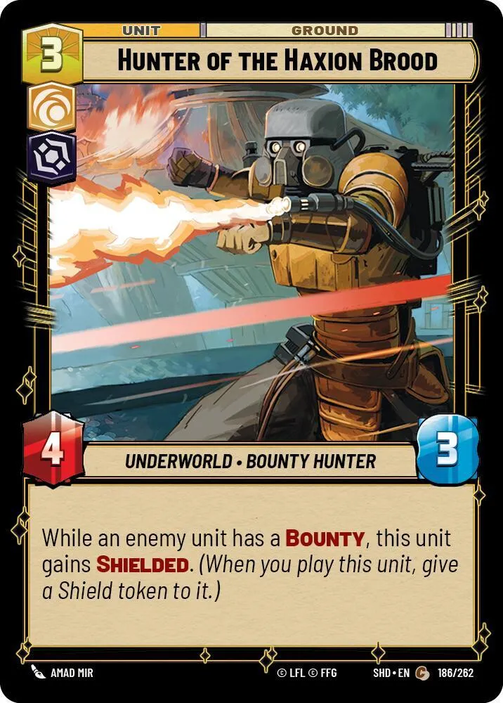 Chasseur de la Nuée d'Haxion — Shadows of the Galaxy — Star Wars: Unlimited