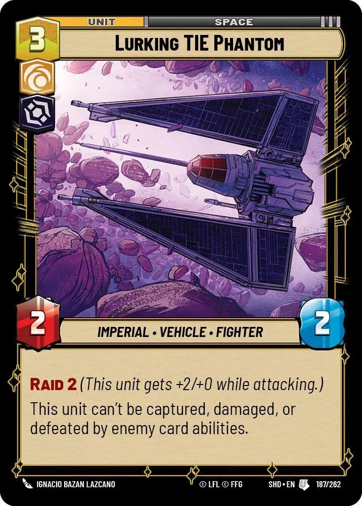 TIE Phantom Rôdant — Shadows of the Galaxy — Star Wars: Unlimited