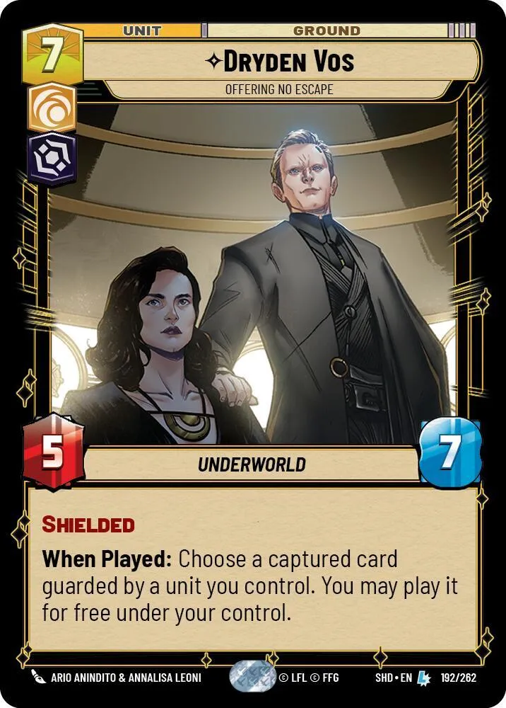 Dryden Vos - Offering No Escape — Shadows of the Galaxy — Star Wars: Unlimited