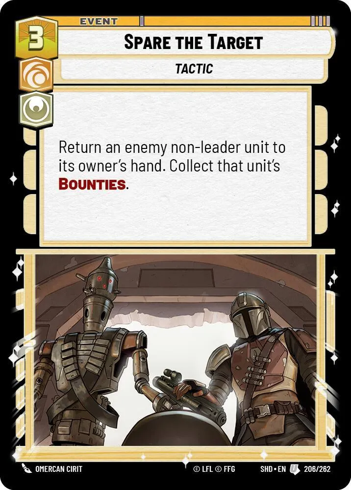 Épargner la Cible — Shadows of the Galaxy — Star Wars: Unlimited