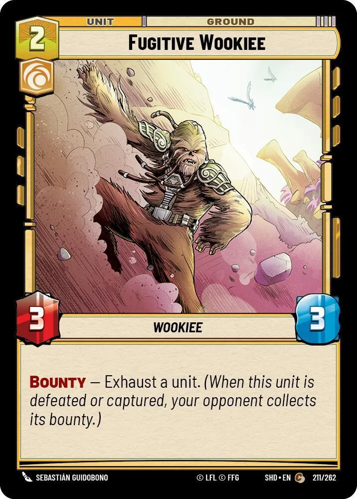 Fugitif Wookie — Shadows of the Galaxy — Star Wars: Unlimited