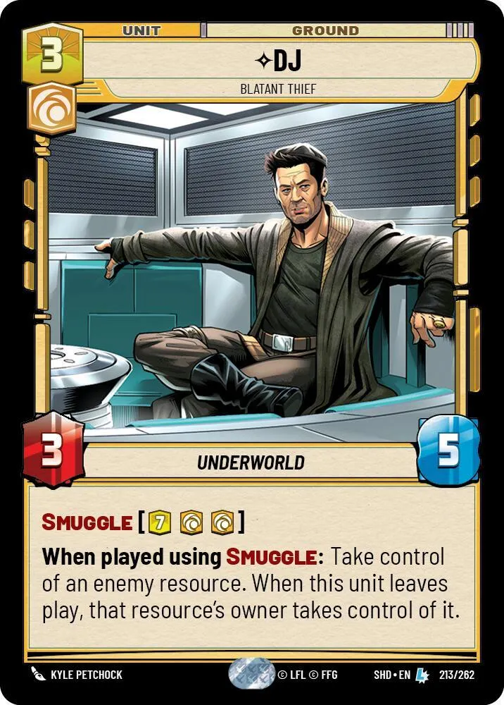DJ - Blatant Thief — Shadows of the Galaxy — Star Wars: Unlimited