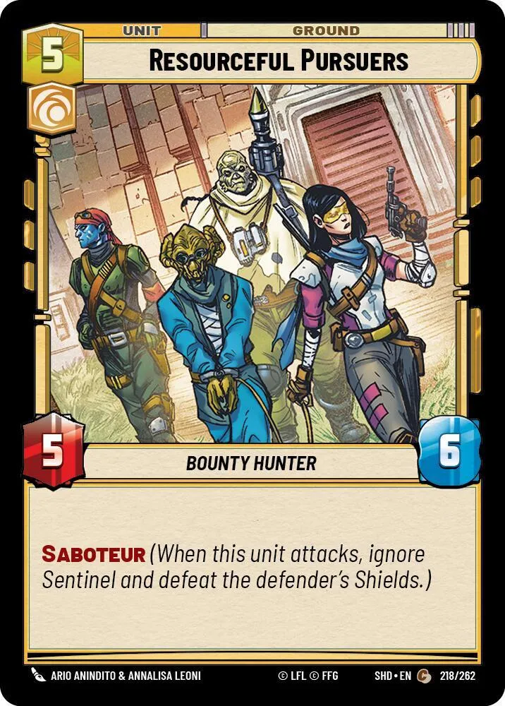 Poursuivants Débrouillards — Shadows of the Galaxy — Star Wars: Unlimited