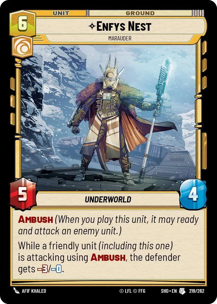 Enfys Nest - Maraudeur — Shadows of the Galaxy — Star Wars: Unlimited