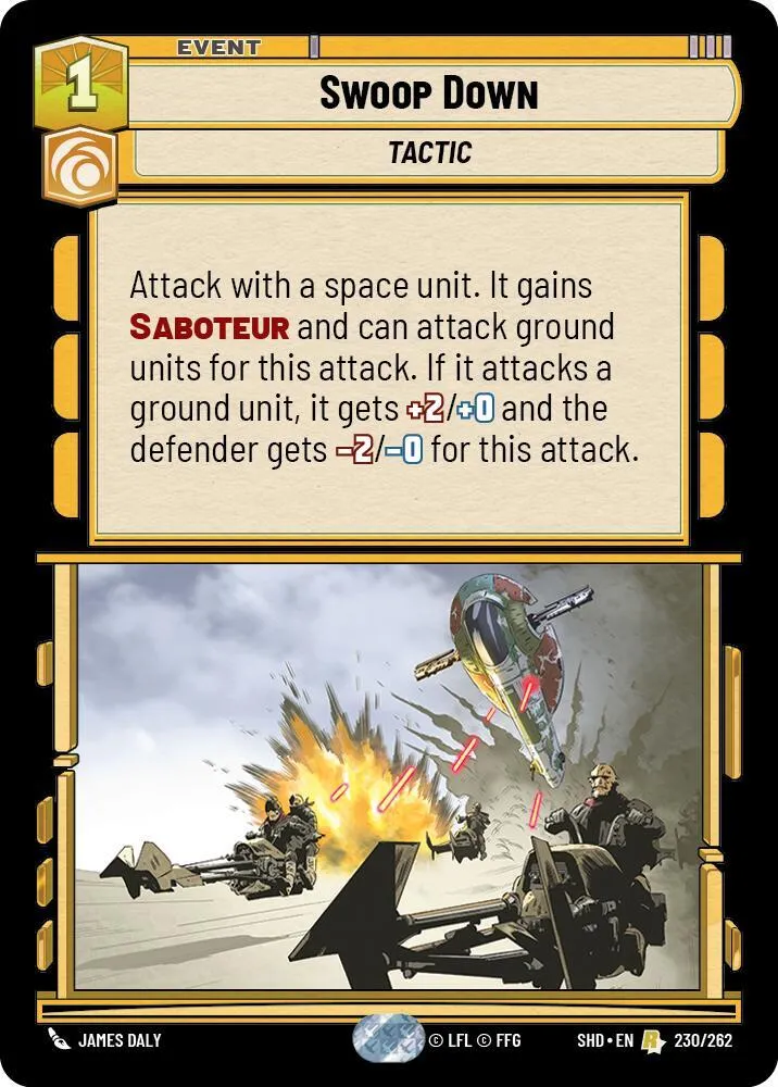 Swoop Down — Shadows of the Galaxy — Star Wars: Unlimited
