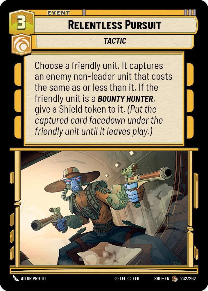Relentless Pursuit — Shadows of the Galaxy — Star Wars: Unlimited