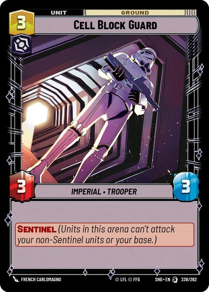 Cell Block Guard — Shadows of the Galaxy — Star Wars: Unlimited
