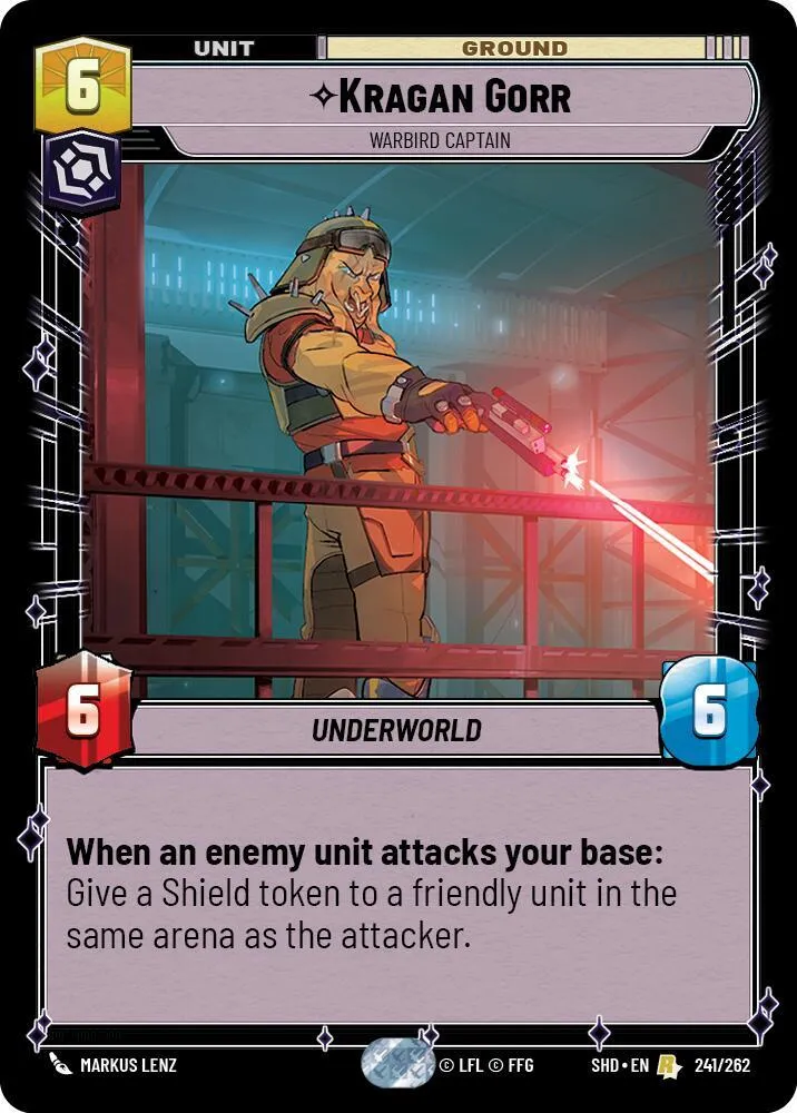 Kragan Gorr - Capitaine Des Warbirds — Shadows of the Galaxy — Star Wars: Unlimited