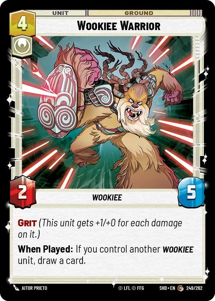 Wookiee Warrior — Shadows of the Galaxy — Star Wars: Unlimited