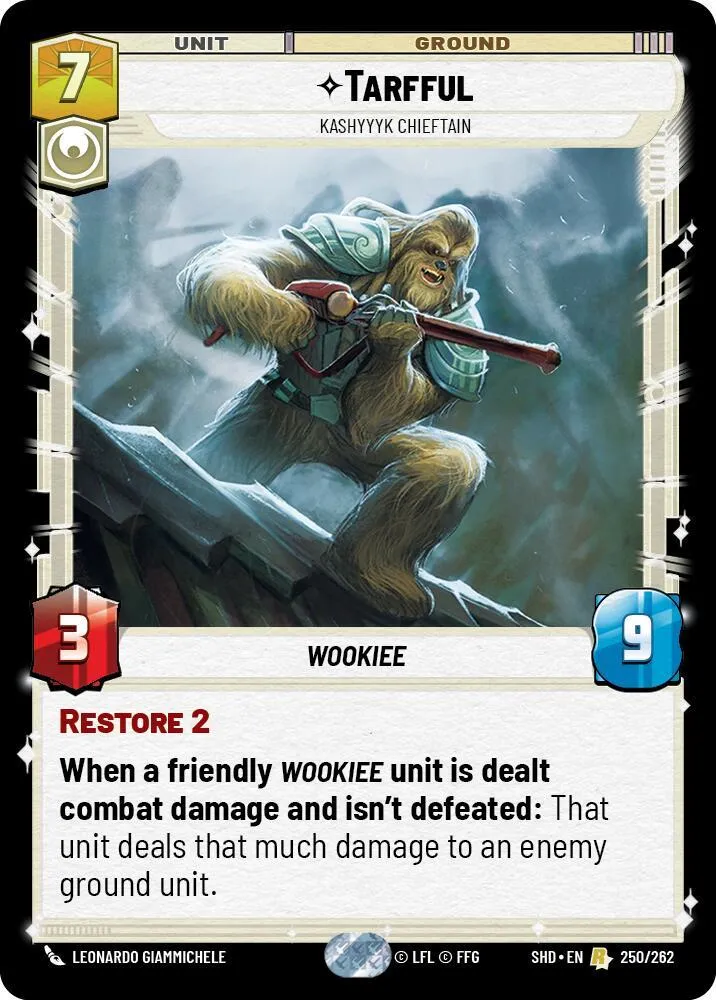 Tarfful - Kashyyyk Chieftain — Shadows of the Galaxy — Star Wars: Unlimited