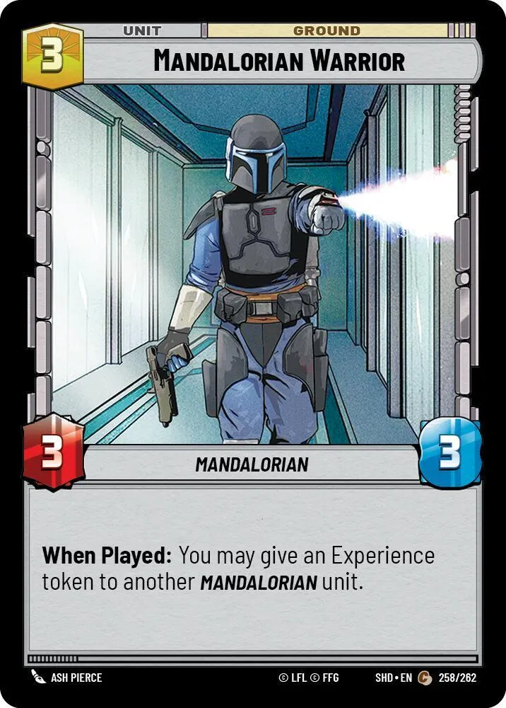 Mandalorian Warrior — Shadows of the Galaxy — Star Wars: Unlimited