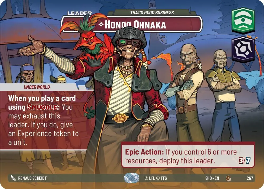 Hondo Ohnaka - C'est Une Bonne Affaire — Shadows of the Galaxy — Star Wars: Unlimited