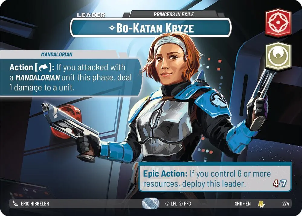 Bo-Katan Kryze - Princesse en Exil — Shadows of the Galaxy — Star Wars: Unlimited