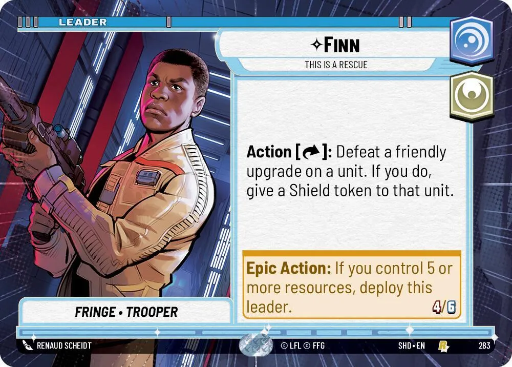 Finn - C'est Un Sauvetage — Shadows of the Galaxy — Star Wars: Unlimited