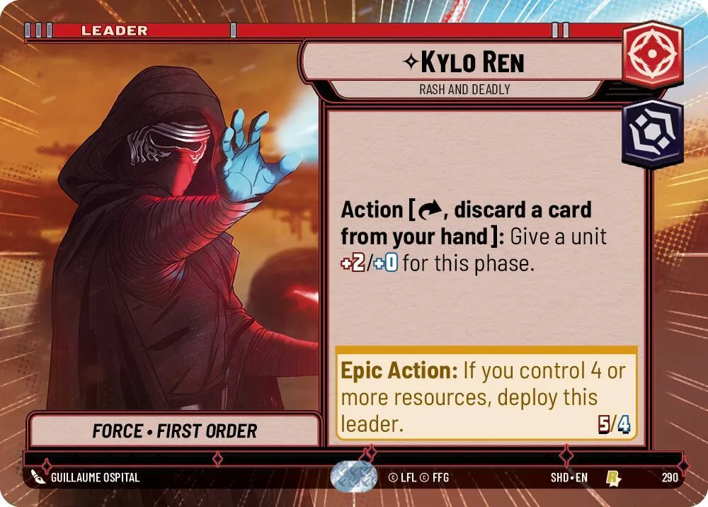 Kylo Ren - Impétueux et Mortel — Shadows of the Galaxy — Star Wars: Unlimited