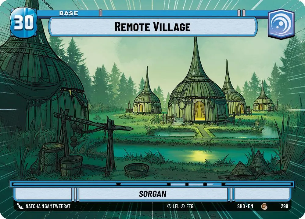 Remote Village // Shield — Shadows of the Galaxy — Star Wars: Unlimited