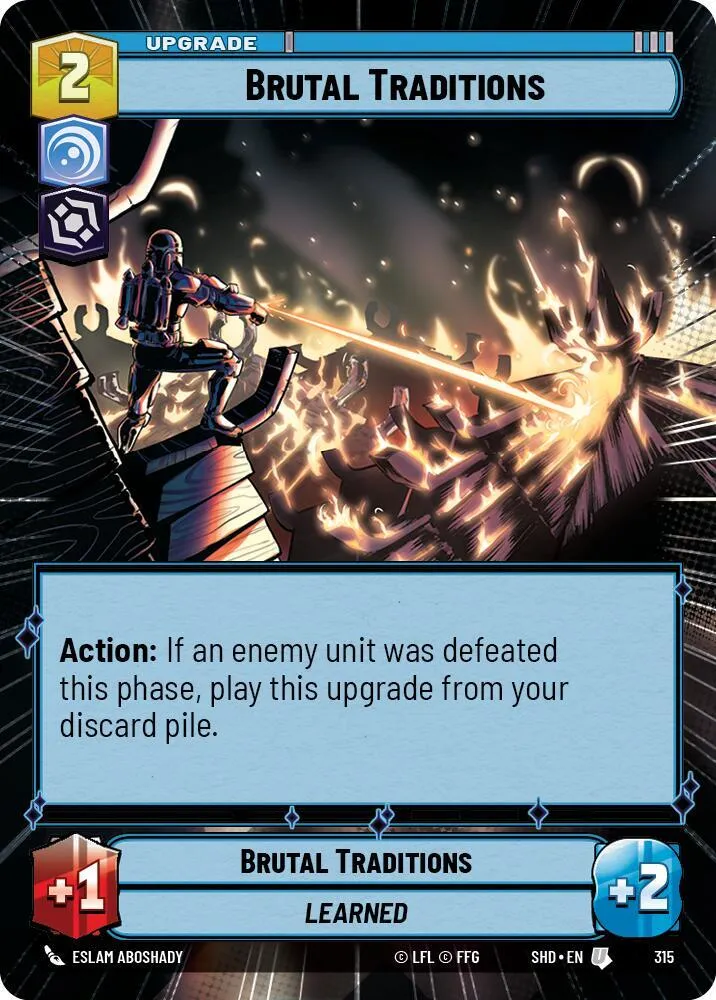 Brutal Traditions from Shadows of the Galaxy - Star Wars: Unlimited