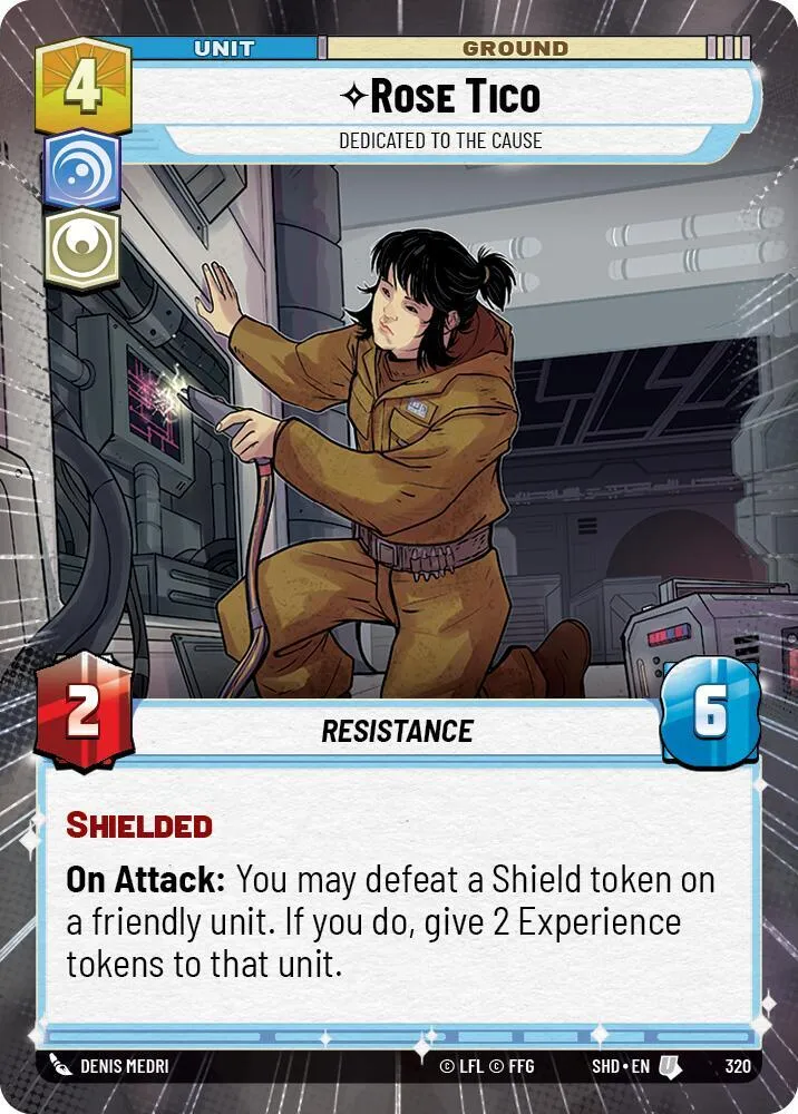 Rose Tico - Dévouée À La Cause — Shadows of the Galaxy — Star Wars: Unlimited
