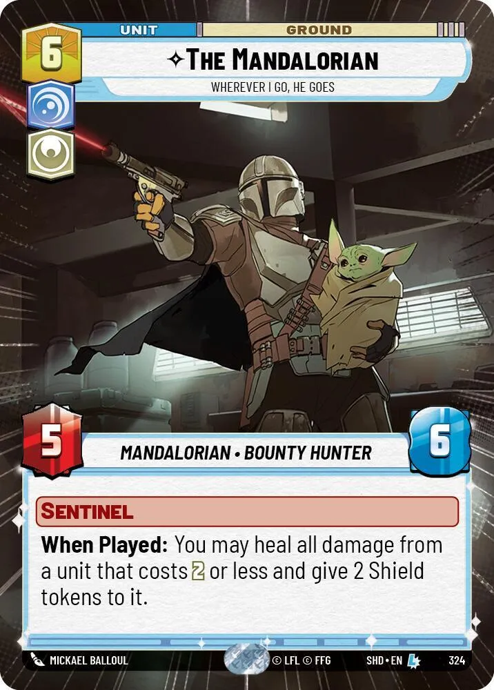 Le Mandalorien - Partout Où Je Vais, Il Va — Shadows of the Galaxy — Star Wars: Unlimited