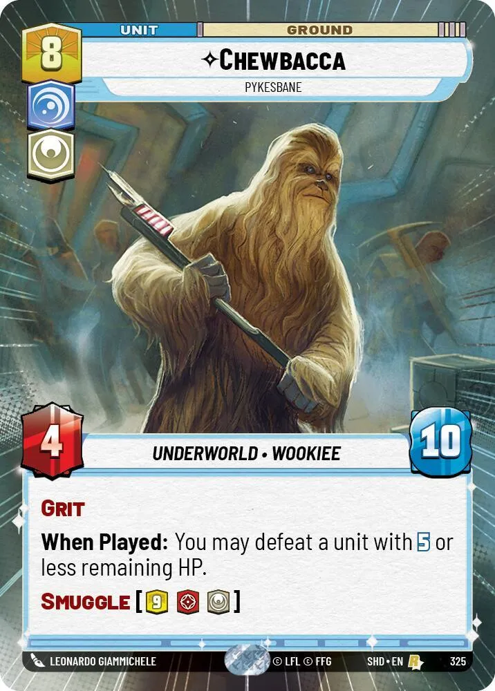 Chewbacca - Pykesbane — Shadows of the Galaxy — Star Wars: Unlimited