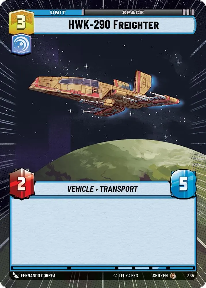 Cargo HWK-290 — Shadows of the Galaxy — Star Wars: Unlimited