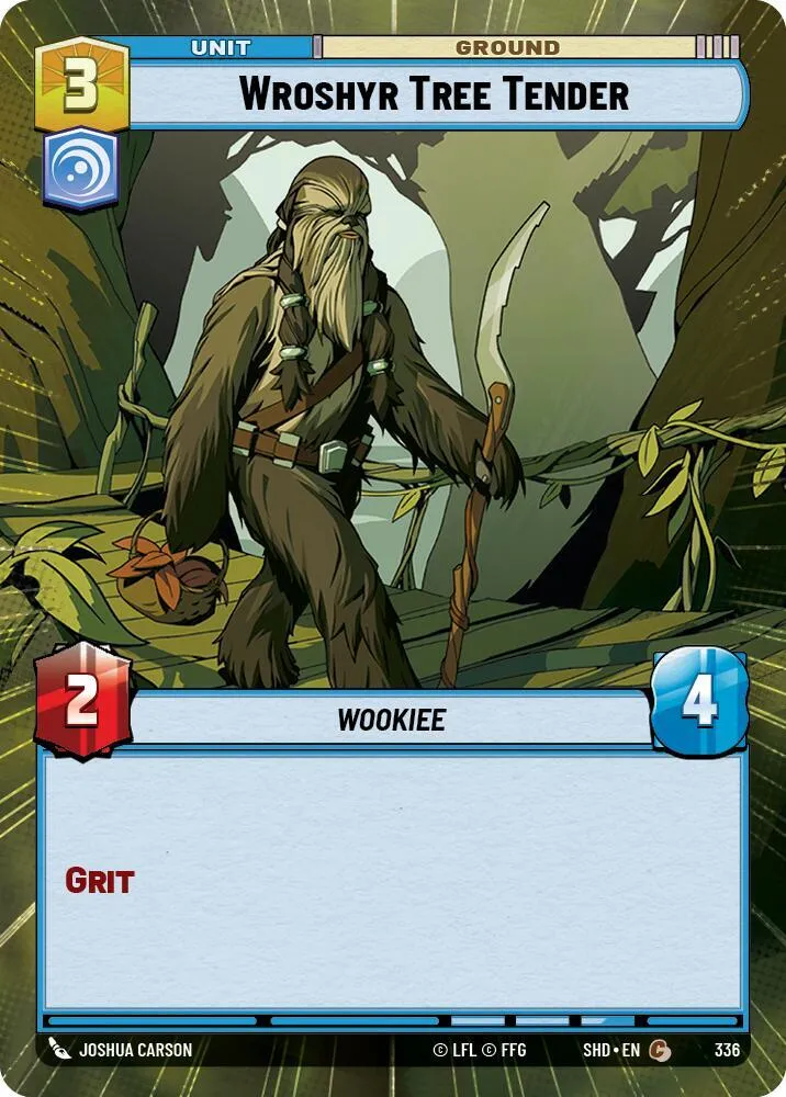 Wroshyr Tree Tender — Shadows of the Galaxy — Star Wars: Unlimited