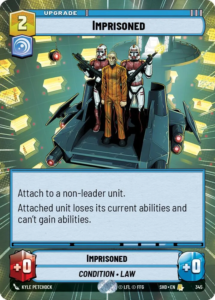 Emprisonné — Shadows of the Galaxy — Star Wars: Unlimited