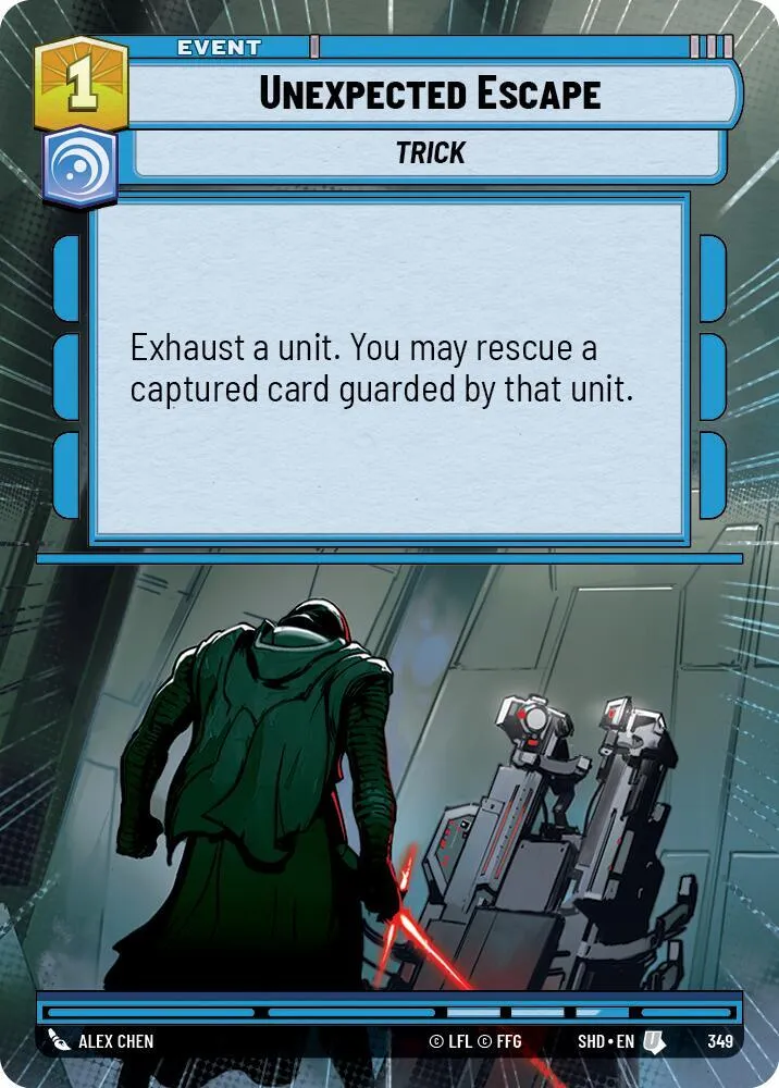 Évasion Inattendue — Shadows of the Galaxy — Star Wars: Unlimited