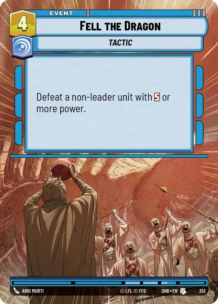 Abattre le Dragon — Shadows of the Galaxy — Star Wars: Unlimited