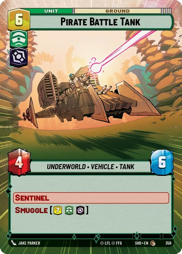 Char de Combat Pirate — Shadows of the Galaxy — Star Wars: Unlimited