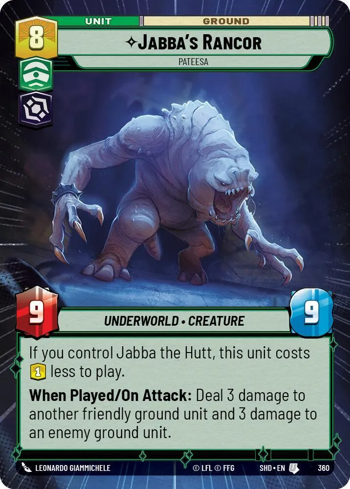 Rancor de Jabba - Pateesa — Shadows of the Galaxy — Star Wars: Unlimited