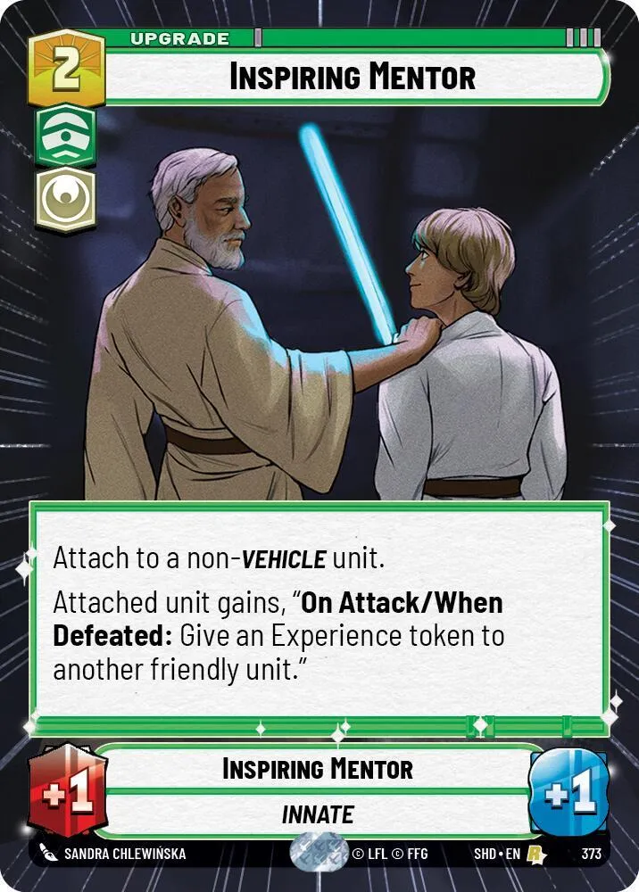 Inspiring Mentor — Shadows of the Galaxy — Star Wars: Unlimited
