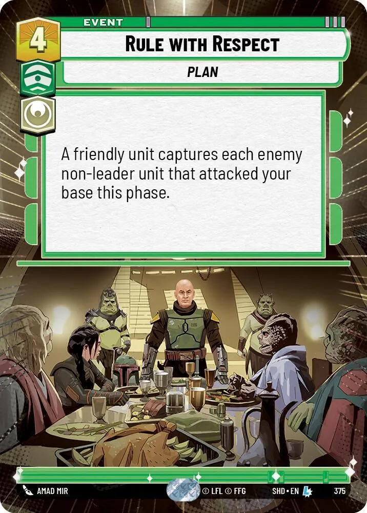Rule with Respect — Shadows of the Galaxy — Star Wars: Unlimited