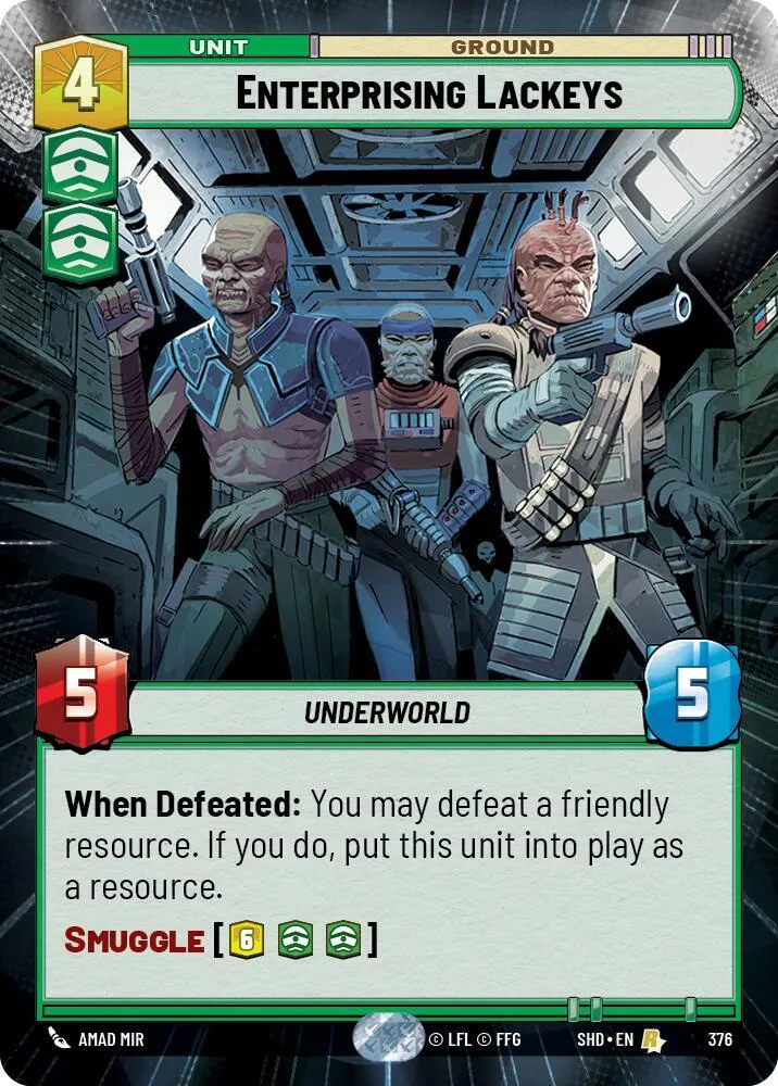 Laquais Entreprenants — Shadows of the Galaxy — Star Wars: Unlimited
