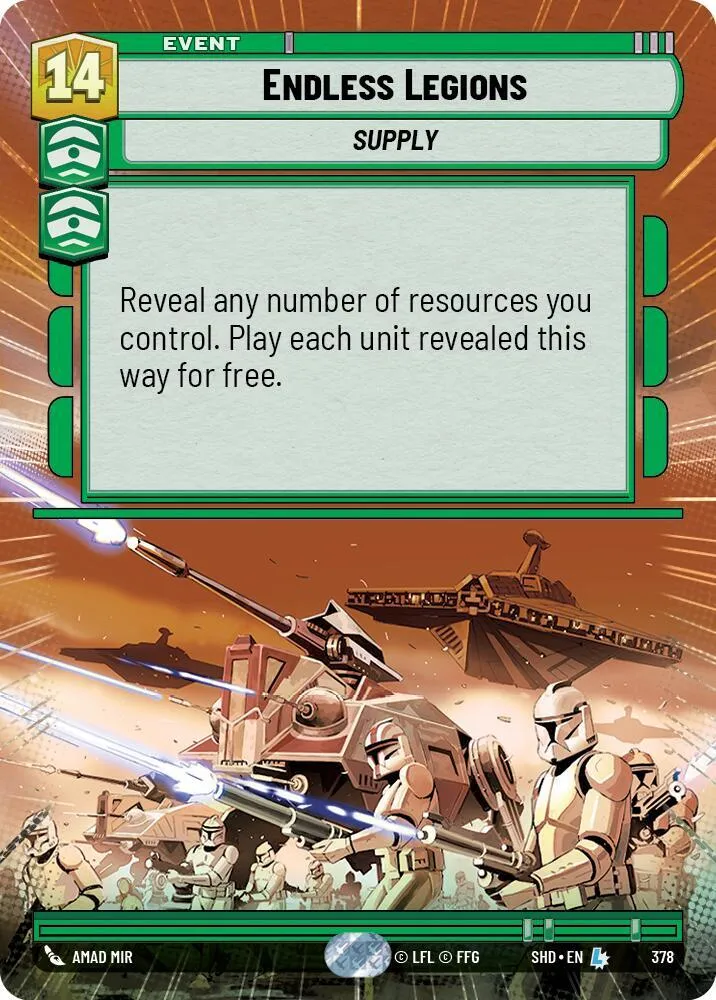 Endless Legions — Shadows of the Galaxy — Star Wars: Unlimited