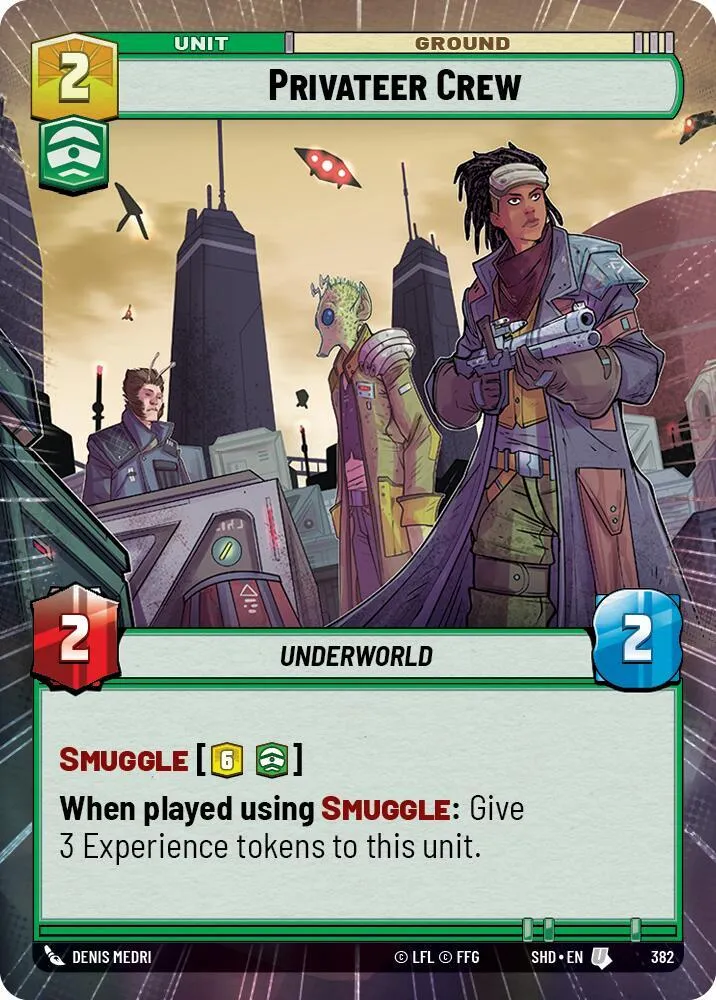 Équipage Corsaire — Shadows of the Galaxy — Star Wars: Unlimited