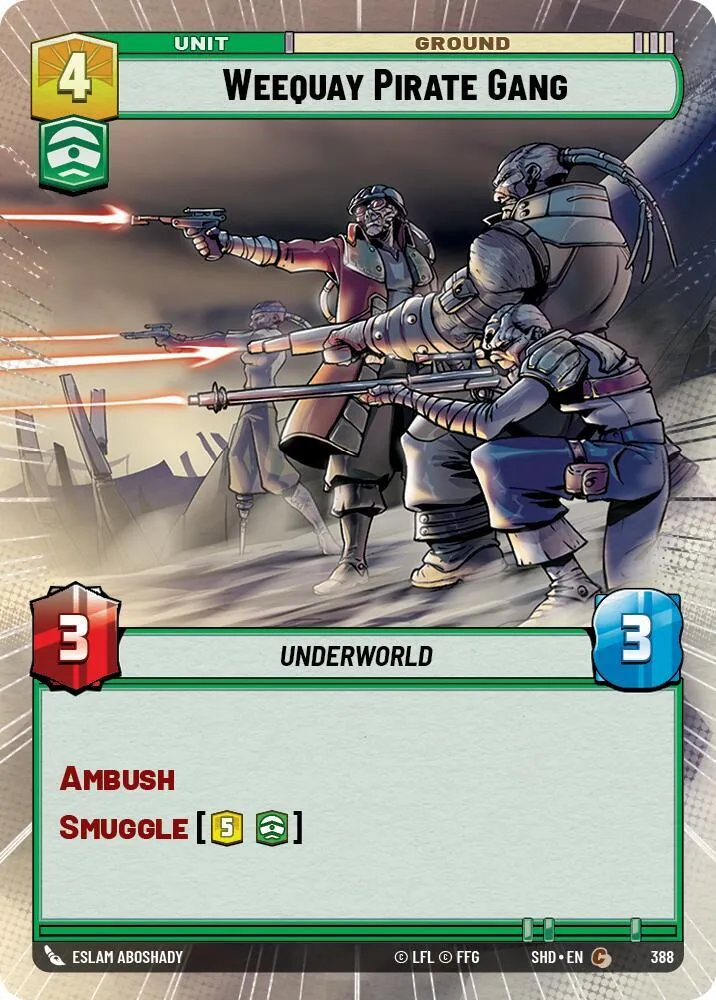 Gang de Pirates Weequay — Shadows of the Galaxy — Star Wars: Unlimited