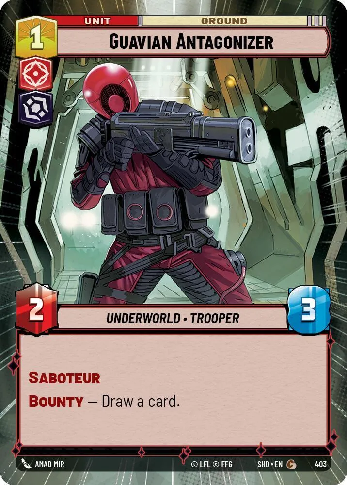 Guavian Antagonizer — Shadows of the Galaxy — Star Wars: Unlimited