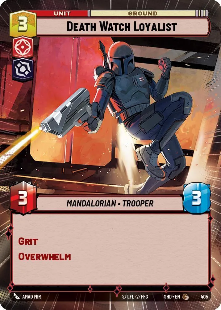 Loyaliste de la Death Watch from Shadows of the Galaxy - Star Wars: Unlimited