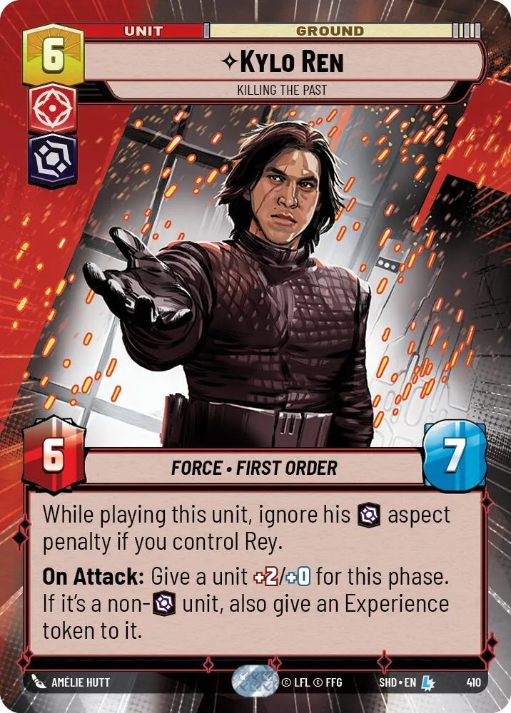 Kylo Ren - Killing the Past — Shadows of the Galaxy — Star Wars: Unlimited