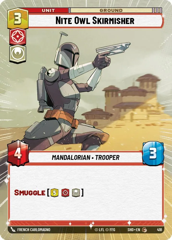 Nite Owl Skirmisher — Shadows of the Galaxy — Star Wars: Unlimited