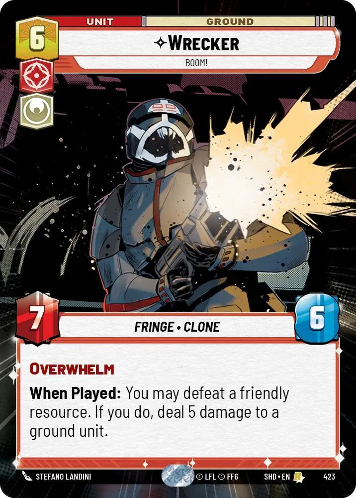 Wrecker - Boom! — Shadows of the Galaxy — Star Wars: Unlimited
