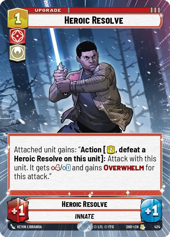 Heroic Resolve — Shadows of the Galaxy — Star Wars: Unlimited