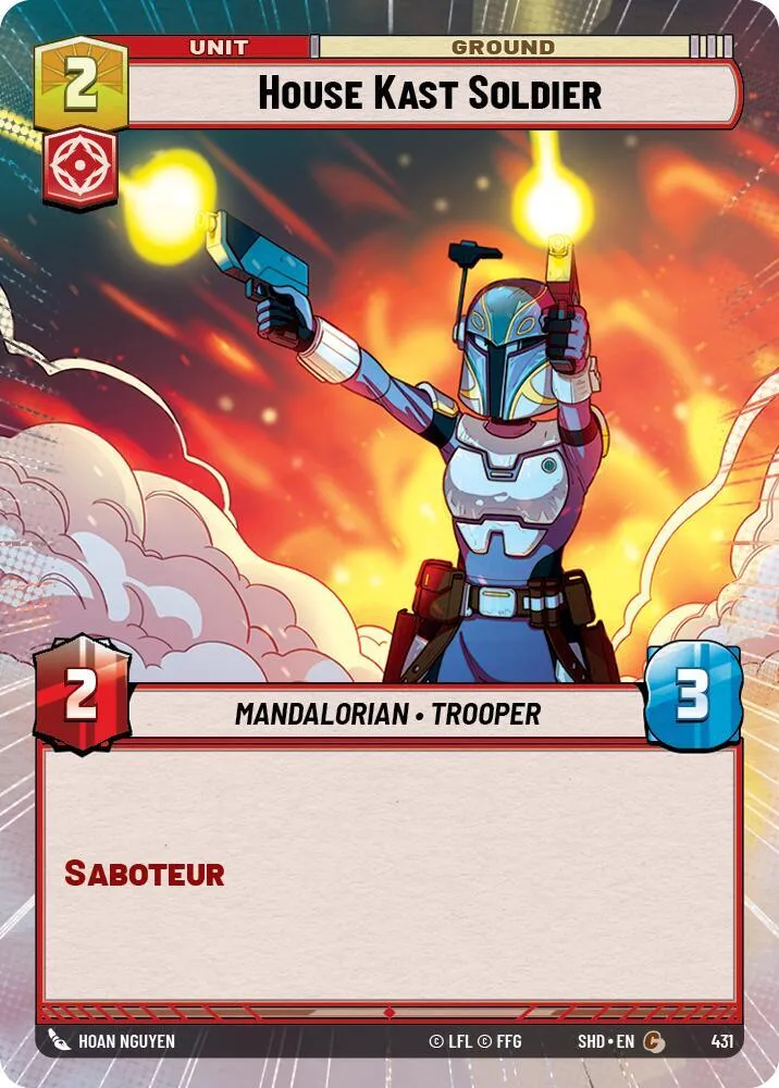 Soldat de la Maison Kast from Shadows of the Galaxy - Star Wars: Unlimited