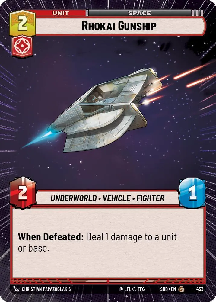 Canonnière du Gang Rhokai from Shadows of the Galaxy - Star Wars: Unlimited