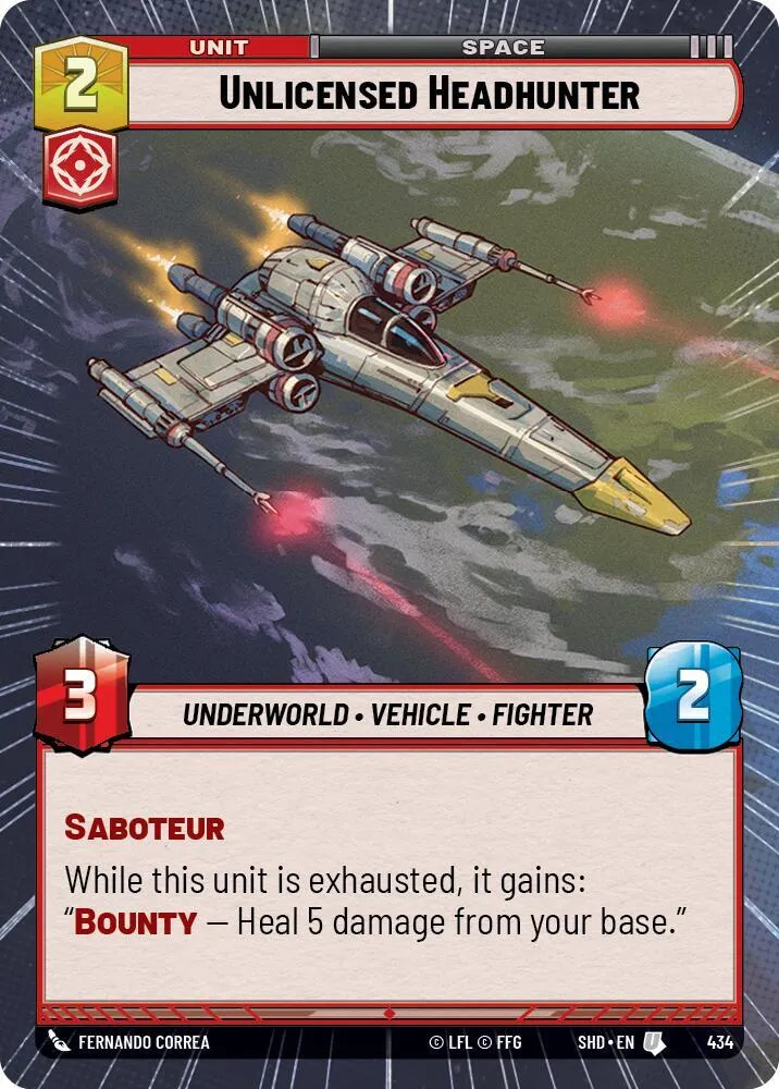 Chasseur de Têtes sans Licence — Shadows of the Galaxy — Star Wars: Unlimited