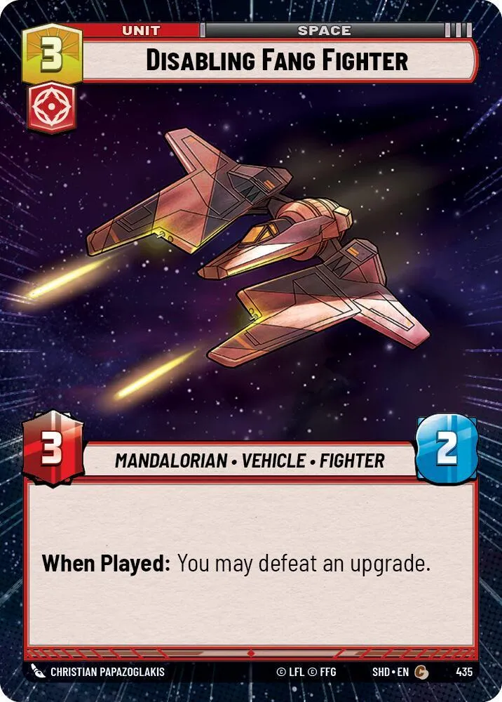 Chasseur Fang de Neutralisation — Shadows of the Galaxy — Star Wars: Unlimited