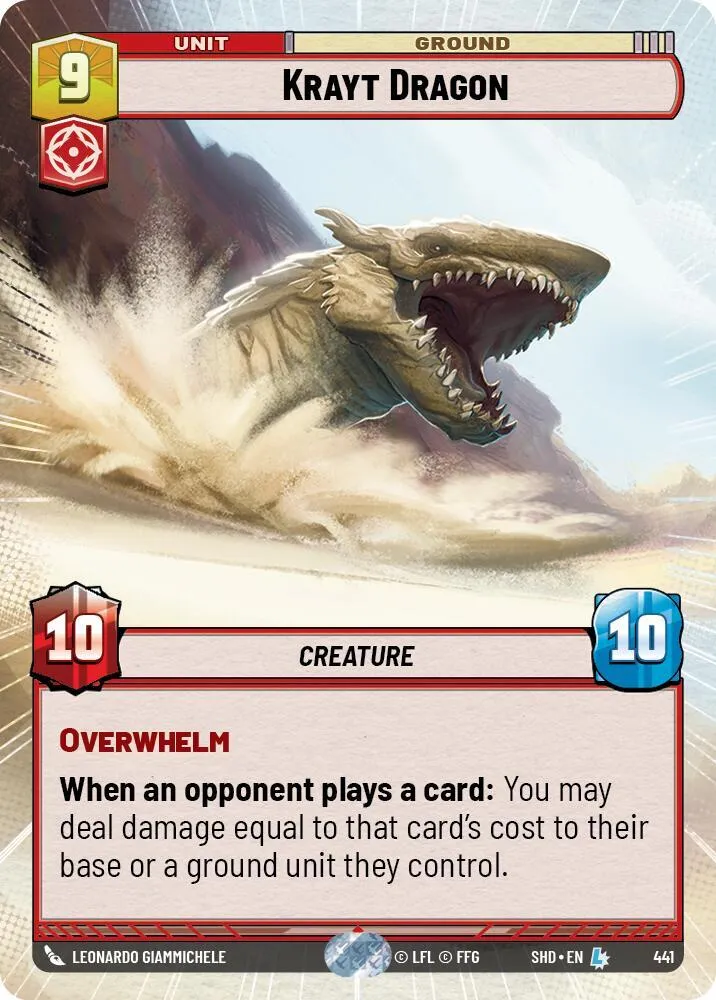 Krayt Dragon — Shadows of the Galaxy — Star Wars: Unlimited