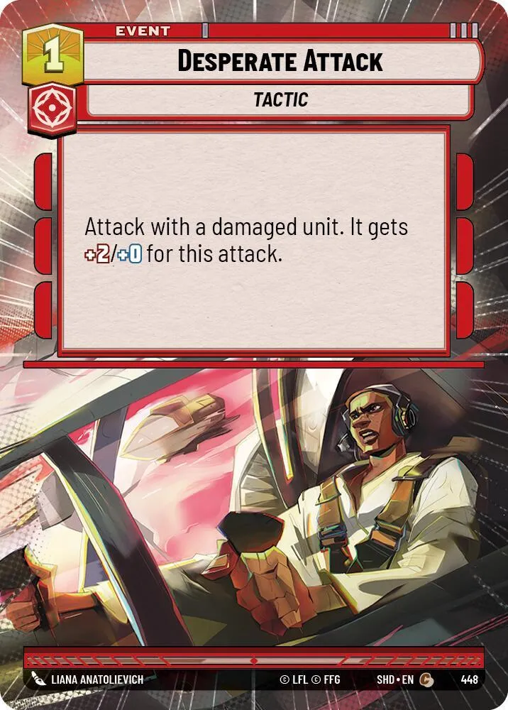 Desperate Attack — Shadows of the Galaxy — Star Wars: Unlimited