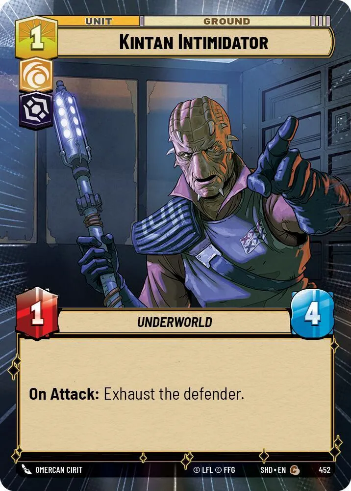 Kintan Intimidator — Shadows of the Galaxy — Star Wars: Unlimited